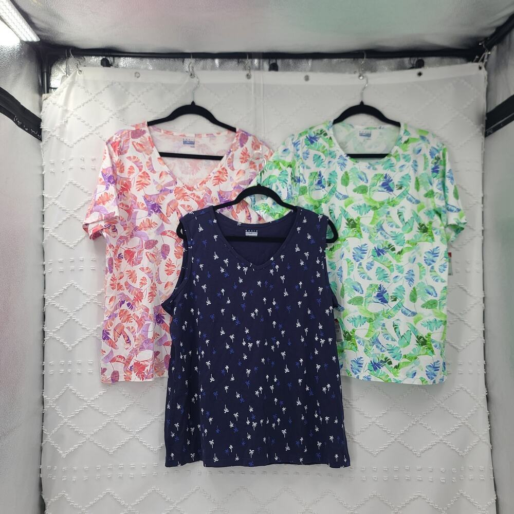Basic Edition Tropical resort wear shirts Size Breezy Tropical beachy Vacation